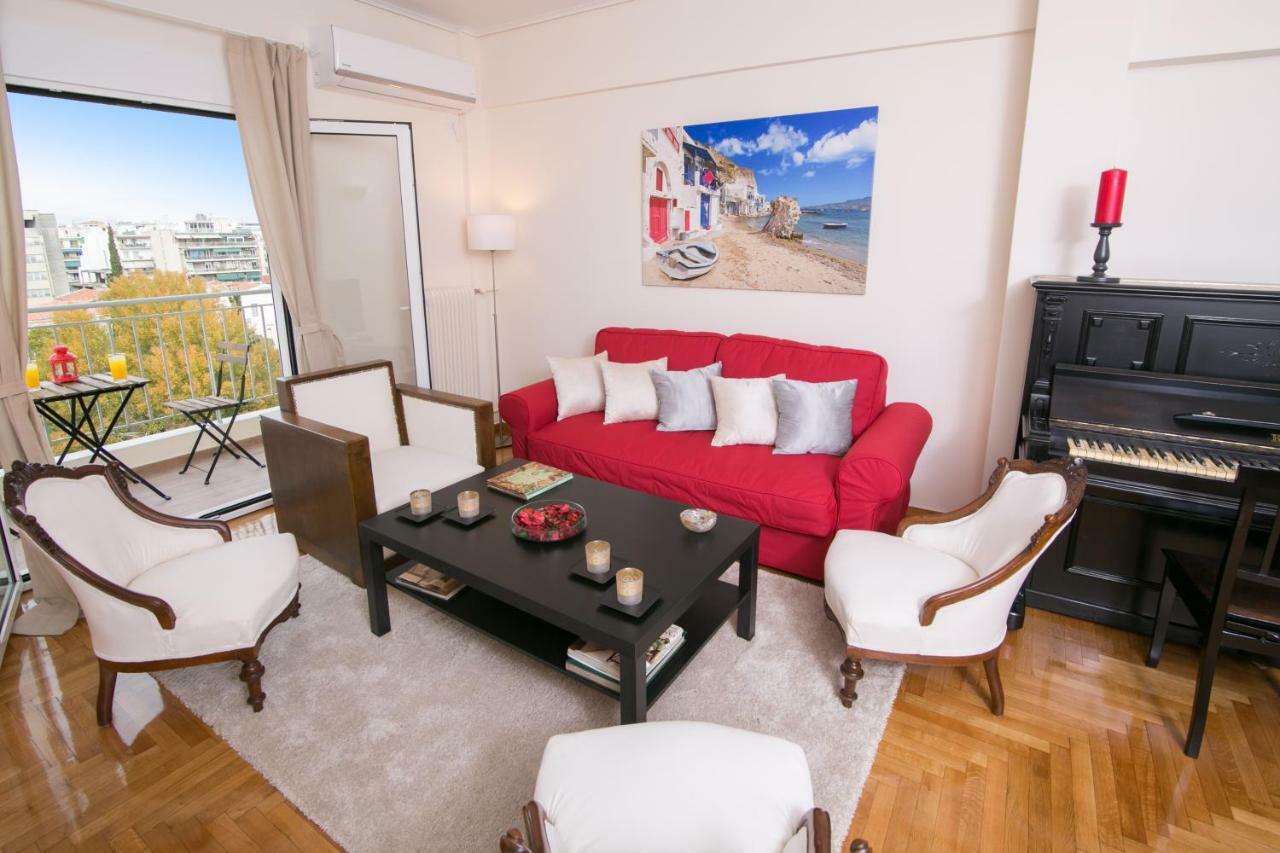 アテネMagnificent Luxury Retrostyle Flat Acropolis Viewアパートメント エクステリア 写真