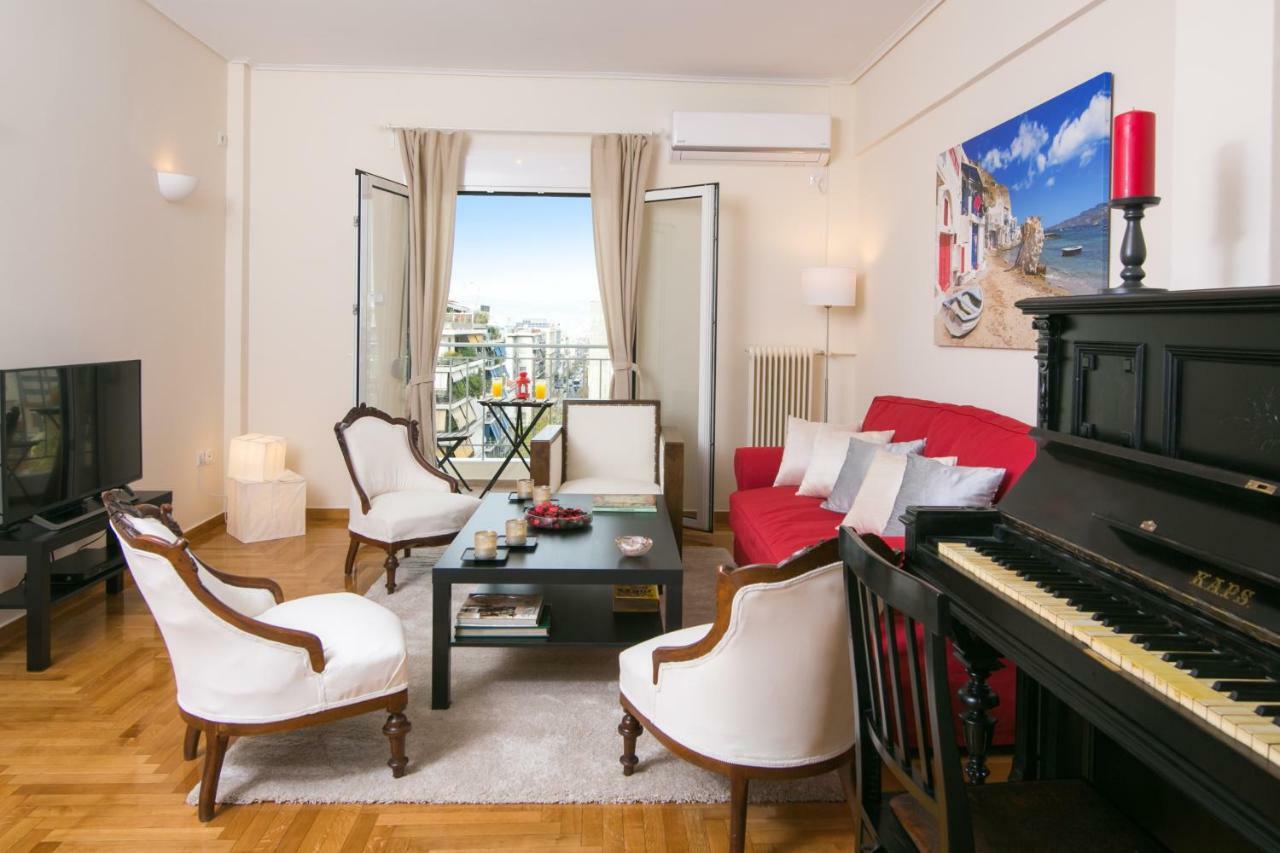 アテネMagnificent Luxury Retrostyle Flat Acropolis Viewアパートメント エクステリア 写真