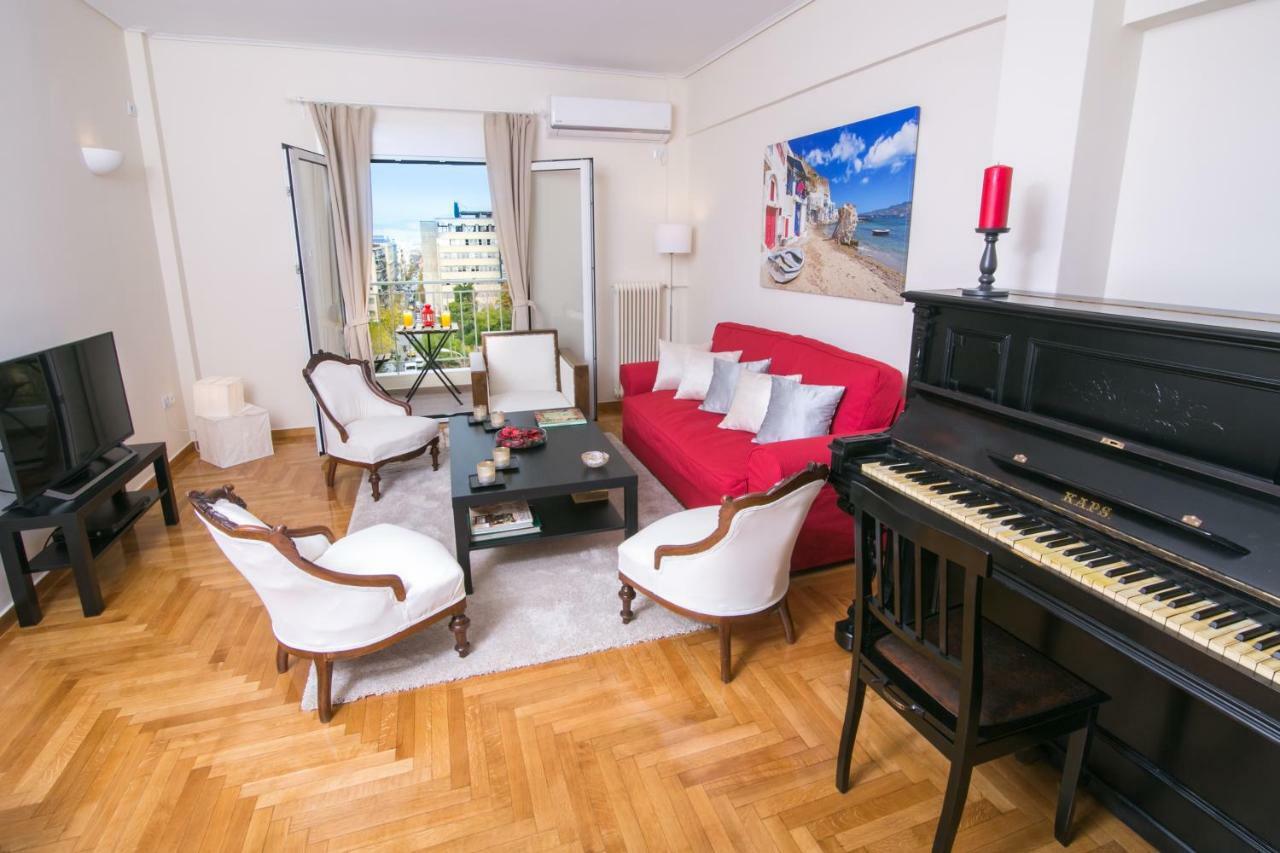 アテネMagnificent Luxury Retrostyle Flat Acropolis Viewアパートメント エクステリア 写真